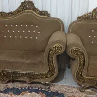 مبل راحتی تاج دار|مبلمان خانگی و میز عسلی|آستانه اشرفیه, |دیوار