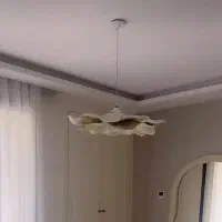 لوستر راگبل وآیینه و آباژور پاپیه ماشه مدرن و خاص