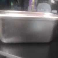 بنماری استیل بادرب سایزهای مختلف و سینی استیل