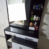 ست ۲ تخت خواب یکنفره و کمد و میز آرایش|تخت و سرویس خواب|گرمدره, |دیوار