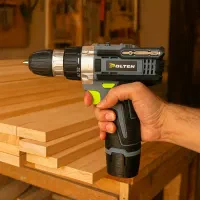 دریل شارژی دو باتری پولتن