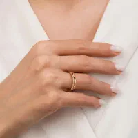 انگشتر آبکاری طلا برند ژوپینگ ۱۱