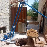 چاه کن مقنی  حفره چاه فاضلاب و آبی