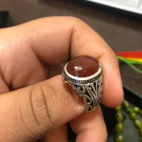 انگشتر عقیق یمنی دستساز