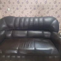 مبل چرم ۷نفره|مبلمان خانگی و میز عسلی|مشهد, شفا|دیوار