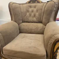 مبل ۶ نفره بازسازی شده|مبلمان خانگی و میز عسلی|قائم‌شهر, |دیوار