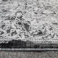 فرش درجه۱ کاشان نقرهای مشکی مناسب آشپزخانه|فرش|تهران, بازار|دیوار