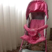 کالسکه عصایی دخترانه صورتی