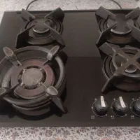 گاز رومیزی شیشهای کن ۴ شعله + هود کن توربو لمسی|اجاق گاز و لوازم برقی پختوپز|رشت, دباغیان|دیوار