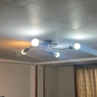 لوستر چوب فلز|لوستر و چراغ آویز|تهران, آسمان|دیوار