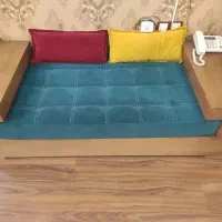 نیم ست جلو تلوزیونی سه تکه به همراه ۶ عدد کوسن