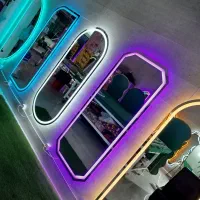 آینه بکلایت . لمسی .  دیواری