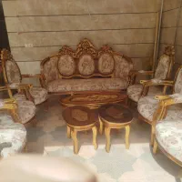 سلام مبل سلطنتی ۹نفره به همراه سه میز عسلی بوفه|مبلمان خانگی و میز عسلی|اقبالیه, |دیوار