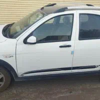 کوییک اتومات دو رنگ سفید مشکی صندلی چرم مدل ۱۴۰۲