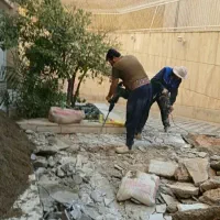 تخریب ساختمان کلی و جزئی حذف تیغه های اضافی