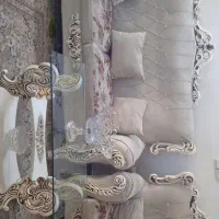 مبل هفت نفره همراه با میز جلو مبلی و دو عسلی|مبلمان خانگی و میز عسلی|تهران, تاکسیرانی|دیوار