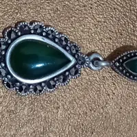 آویز‌نقره‌‌‌بسیار‌زیبا‌‌وشیک‌‌‌‌نگین‌دار