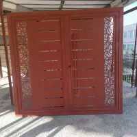 درب حیاط ماشین رو