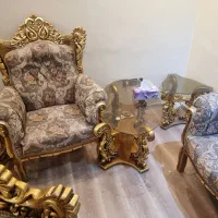 مبلمان ۹ نفره همراه ۴ عدد میز جلو مبلی و عسلی|مبلمان خانگی و میز عسلی|تهران, امیریه|دیوار