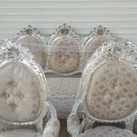 مبل سلطنتی باست غذا خوری ۸نفره مناسب جهیزیه|مبلمان خانگی و میز عسلی|اردبیل, |دیوار