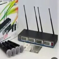 میکروفون ۴ کانال دستی UHF