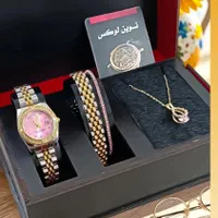 حراج ساعت زنانه رولکس دورنگین (هدیه یلدایی)