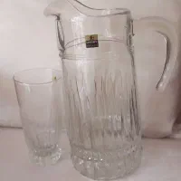 پارچ و لیوان و یخدان