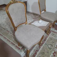 ۲ عدد صندلی استیل در حد نو