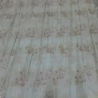پرده حریر کاملا سالم قد پرده دو متر و ده سانت