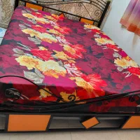 تخت فرفورژه ۲ نفره بدون تشک|تخت و سرویس خواب|ری, سیزده آبان|دیوار