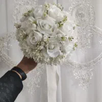 دسته گل عروس(گل پرین)|گل مصنوعی|سبزوار, توحیدشهر|دیوار