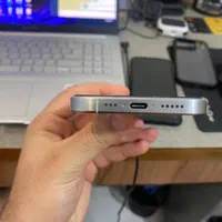iphone 15pro white titanium zaa آیفن ۱۵ پرو سفید|موبایل|تهران, سنائی|دیوار