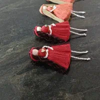 عروسک یلدایی و غیره مکرومه|صنایع دستی و سایر لوازم تزئینی|سوری, |دیوار