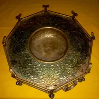 منقل برنجی|کلکسیون اشیاء عتیقه|آباده, |دیوار