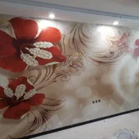 نصب کاغذ دیواری وپوستر*کار ویژه در تمام نقاط تهران|خدمات پیشه و مهارت|رباط‌کریم, رباط‌کریم|دیوار