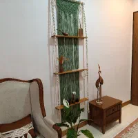 دیوار کوب مکرومه شلف.کوسن .چشم نظر.پرده|صنایع دستی و سایر لوازم تزئینی|پاکدشت, پاکدشت (مامازند)|دیوار