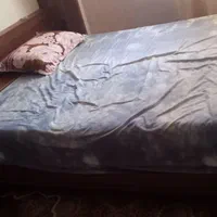 تخت دونفره کم جا به همراه کمد|تخت و سرویس خواب|تهران, عباسی|دیوار