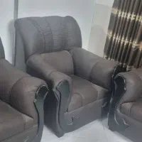 مبل راحتی چرم ۹نفره|مبلمان خانگی و میز عسلی|قائم‌شهر, |دیوار