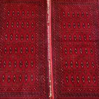 پشتی فرشی فرش دستباف عتیقه مخته کلکسیونی