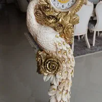 ساعت ایستاده طرح طاووس