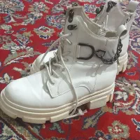 نیم بوت زنانه، سفیدرنگ،سایز39|کیف، کفش، کمربند|ارومیه, |دیوار