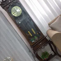 ساعت ایستاده چوبی