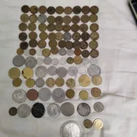 ۹۹ عدد سکه عتیقه کلکسیونی ایرانی و خارجی|کلکسیون سکه، تمبر، اسکناس|تهران, فلسطین (میدان انقلاب)|دیوار