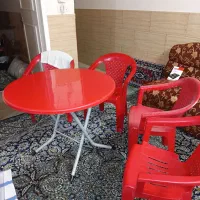 میز پلاستیکی ۴ نفره