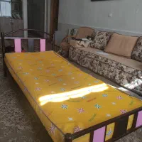 تخت فلزی با تشک|تخت و سرویس خواب|اصفهان, شاه پسند|دیوار