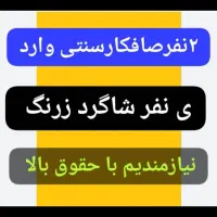 استخدام صافکار سنتی حقوق بالاوشاگرد زرنگ وجای خاب