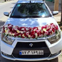 ماشین عروس و گل آرایی
