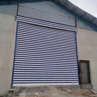 کرکره برقی اتوماتیک/تیغه فولادی سفید+آبی کد 5218