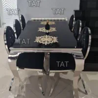 صندلی تالار با فلز استیل و رنگ کورهای