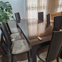 سرویس ناهار خوری ۸نفره برند اکسیر (شرکتی)|میز و صندلی غذاخوری|تهران, شهران جنوبی|دیوار